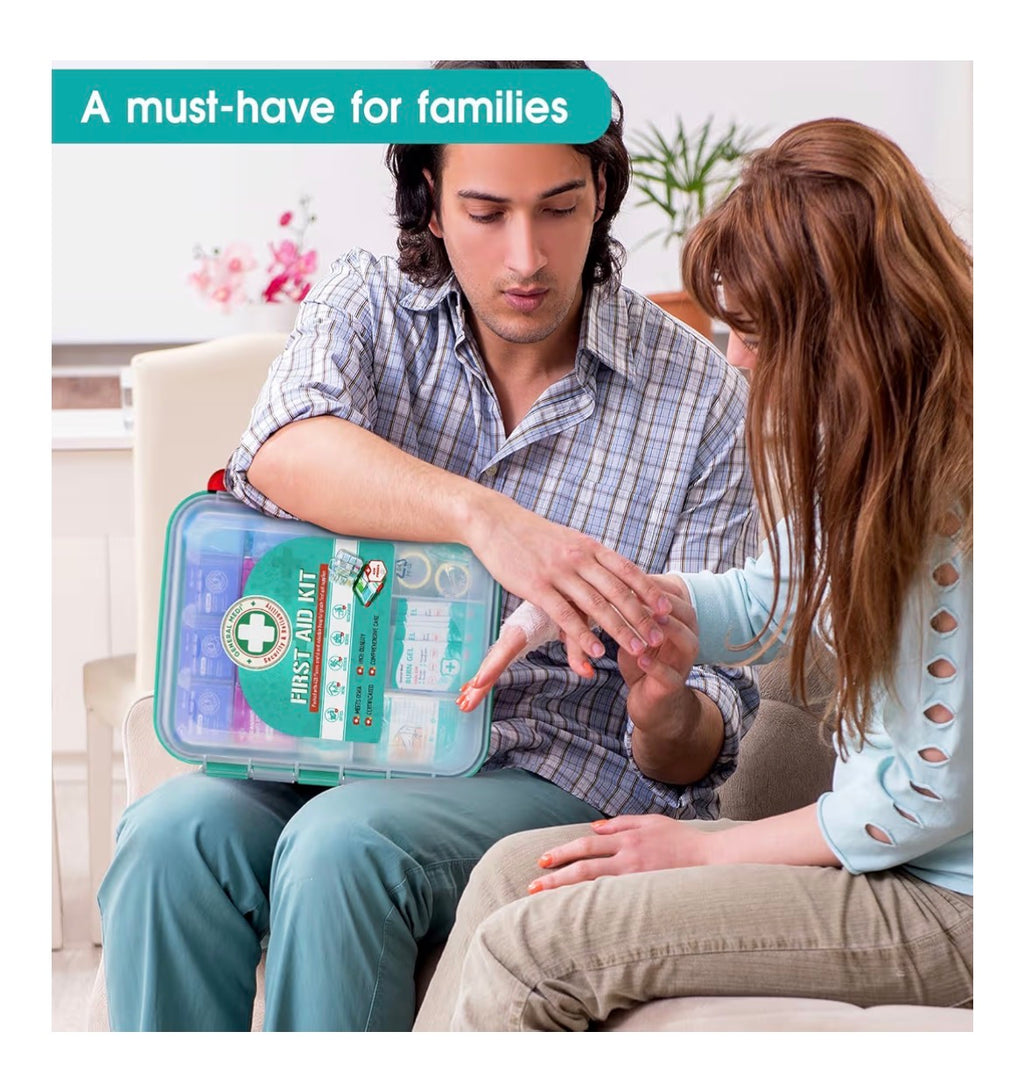 420 Piece First Aid Kit - Wall Mountable Hard Case