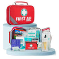 215 Piece First Aid Kit with Bonus 43 Piece Mini Kit - Nylon Anti-Rip Cases